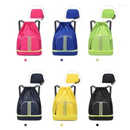 Outdoor Bags For Women Clothes Training Travel Shoulder Sports Shoe Folding Football Nylon Yoga Fitness Gym Drawstring Men's Backpack