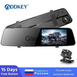 Car DVRs ADDKEY 45 Inch Car Dvr Camera Full HD 1080P Automatic Camera Rear View Mirror With DVR And Camera Auto Recorder Dashcam Car DVR x0804 x0804