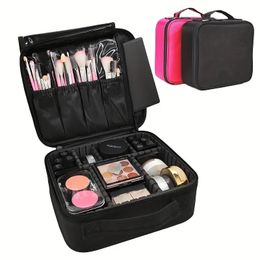 Large Capacity Makeup Artist Storage Case - Perfect for Hair Stylists and Cosmetologists!