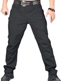 Men's Pants Stylish Men S Zipper Button Cargo Fashionable Slim Fit Trousers With Multiple Pockets For A Casual Tracksuit Jogger Look