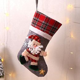 Christmas Decorations Stockings Sack Xmas Gift Candy Bag For Home Tree Decor