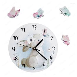 Wall Clocks Funlife Fairy Tale Forest Watercolour Children Clock Cross Border Cartoon SWC014