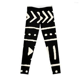 Active Pants African Mud Cloth Black And White Leggings Tight Fitting Woman Sports Shirts Women Gym Jogger