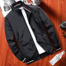 Men's Jackets Spring Autumn 2023 Mens Business Casual Jacket Zipper Solid Men Designer Clothes Jaqueta Masculina Casaco Masculino