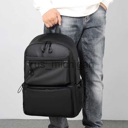 Backpack 14 Inch Polyester Men's Backpack Travel Commuting Double Back Leisure Computer Bag SplashProof Fashion Trend Students Schoolbag J230806