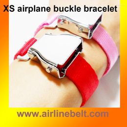 Belts Arrive Luxury Handmade Top Quality Shining Aeroplane Seat Belt Buckle Bracelets Bangles For Women Brazaletes Pulseras Mujer