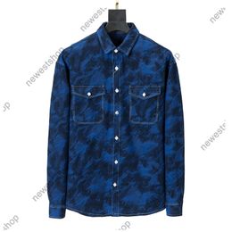 23ss Autumn mens jackets Designer letter print Jacket Men Womens blue Graffiti printed coats Man denim Streetwear long Sleeve luxurys coat mix style