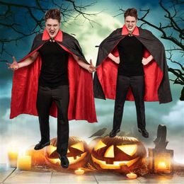 Theme Costume Halloween Vampire Come For Men Vampire Cloak Cape Cosplay Purim Party Adult Scary Gothic Capes L230804