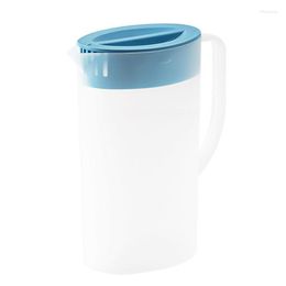 Hip Flasks Juice Pitcher With Lid Household Large Lemonade Kettle Portable Food Grade Drinks Container V Spout