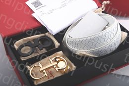 designer belt men women belt 3.5cm width smooth double buckle man woman brand belt bb simon belt classic mens belt ceinture cintura with original box free ship