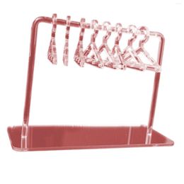 Jewelry Pouches Earring Display Stand Hanger Rack Girls Women Acrylic Ear Stud Holder For Tabletop Showcase Retail Store