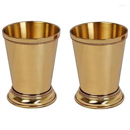 Wine Glasses Metal Cocktail Special Blended Goblet Capacity 12 Ounce Gold