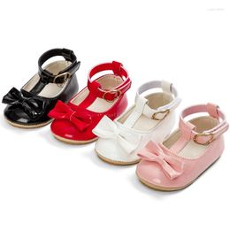 First Walkers Born Baby Girls Shoes PU Leather Buckle Big Bow Spring Princess Party Wedding Girl Autumn Moccasins