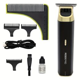 Electric Hair Trimmer And Clippers Professional Hair Cutting Machine For Men Cordless Rechargeable Hair Clipper