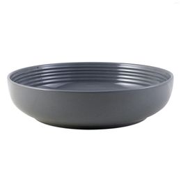 Bowls Gray Round Dinner Bowl Stoare Pasta For Soups And Salads Party All Occasions