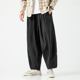 Men's Pants Oversize Men Harem Wide Leg Harajuku Casual Korean Fashion Male Streetwear Hip Hop Trousers Big Size 5XL