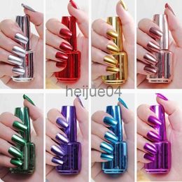 Nail Polish Gorgeous Mirror Effect Polish Magic Metallic Lacquer Nail Chrome Art for Women Beautiful x0806