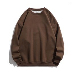 Men's Hoodies Autumn Vintage Crewneck Men Sports Sweatshirts Fashion Korean Streetwear Baggy Pullovers Tops Clothing Male Plus Size