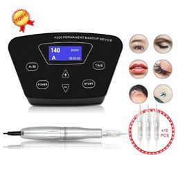 Tattoo Machine Biomaser Professional Rotary Pen For Permanent Makeup Eyebrow Lip Microblading DIY Kit With Needle 230804