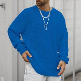 Men's Sweaters Men Casual Sweater Cozy Knitted Soft Warm Stylish Mid-length Design For Fall Winter