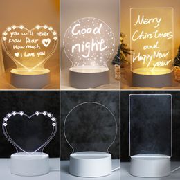 Note Board Creative Usb Led Light Child Nightlight Night Lamp For Kids Baby Night Light Plug In Gift For Children Girlfriend