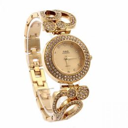 Wristwatches Fashion Casual Ladies Stainless Steel Bracelet Watch Quartz Decorative Japanese Movement Diamond