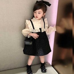 Girl's Dresses 2022 Brand New Girls Baby Princess Dress Elegant Girl Kids Spring Autumn Birthday Dresses Kids Vestido Children Clothes x0806