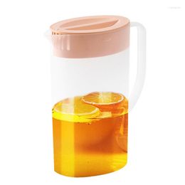 Hip Flasks Pitchers For Drinks Household Large Cold Water Container Dispenser Lemonade With Mouth Food Grade