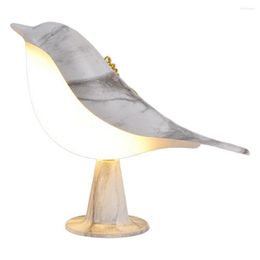 Table Lamps Led Lamp Dimmable Bird Adjustable Colour Temperature Flicker-free Night Light For Bedroom Decoration Shape Nightstand