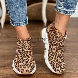 Dress Shoes Women Boots Leopard Shoes Women Autumn/Spring Ankel Boots waterproof Casual Shoes Plus Size Shoes Woman J230806
