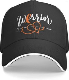 Ball Caps Leukaemia Awareness Hat Warrior Baseball Hats For Men Cancer Survivor Gift