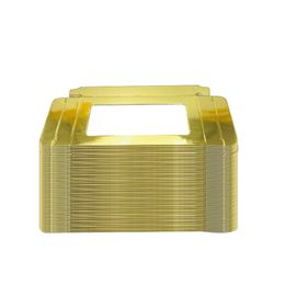 50pcs/set Eyelash Tray Clear False Eyelashes Box Package Case Holder Transparent Empty Lashes Trays Storage Packaging E462