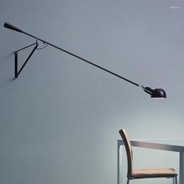 Wall Lamps Long Sconces Modern Led Mirror For Bedroom Glass Dining Room Sets Korean Decor Merdiven