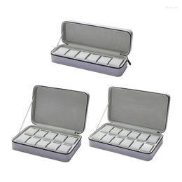 Watch Boxes 6/10/12 Slots Box Women Men Valentine Gift Display Watch-Case