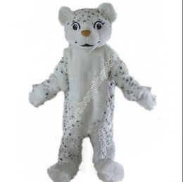 Snow Leopard Mascot Costume Cartoon costumes Carnival performance apparel Outfit Advertising