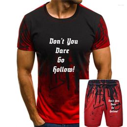 Men's Tracksuits Dark Souls - Don't You Dare Go Hollow! T Shirt Printed Short Sleeve Plus Size 3xl Unique Sunlight Comical Trend