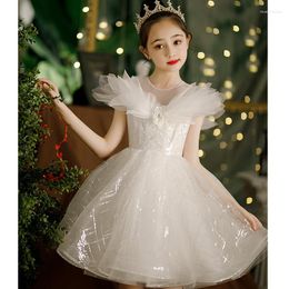 Girl Dresses Girls' Summer Dress For Girls Birthday And Wedding Princess Tutu Baby Fluffy Tulle Little Clothes Kids Costume