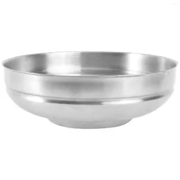Dinnerware Sets Stainless Steel Cold Noodle Bowl Kitchen Korean-style Single Layer Candy Containers