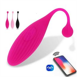 Wireless Remote Control G-spot App Vibrators Female Clitoral Stimulator Vibrating Egg for Women