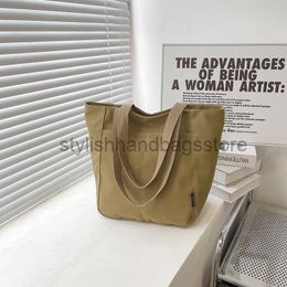 Totes 2023 New Leisure Bag Women's Trend College Student Classroom Handbag Large Capacity Korean Shoulder Bag Tote Bagstylishhandbagsstore