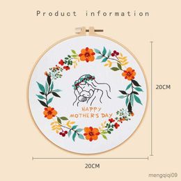 Chinese Products Diy Bouquet Series Embroidery Embroidery Cross Stitch Kits With Embroidery Hoops For Mother Day Wholesale R230807