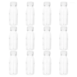 Bowls 12 Pcs Mini Portable Fridge Drink Bottle Beverage Bottles Plastic Juice Packaging The Pet Travel