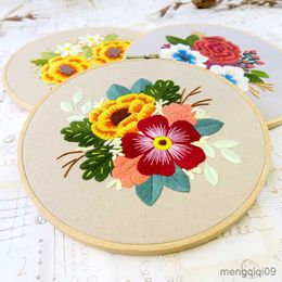 Chinese Products Bordir DIY untuk Bordir Bunga Ring Bambu Handmade Cross Stitch Perlengkapan R230807