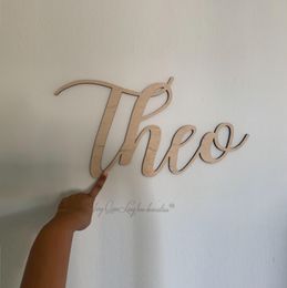 Decorative Objects Figurines Personalized custom production large size Personalized Wooden Name Sign Wood Letters Wall Art Decor for Nursery or Kids Room 230804