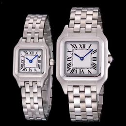 22mm 27mm Square Designer Watch Full Stainless Steel Quartz Women Men Diamond Watch Sport Waterproof Fashion Wristwatch