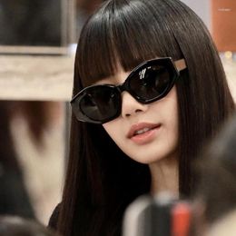 Sunglasses Black Acetate Butterfly For Women Girl Vintage Party Aesthetic Fashion Brand Designer Cool Summer Sun Glasses