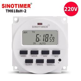 Timers 1 Second Interval 5V 12V 110V 220V Power Supply 7 Days Weekly Programmable Digital Electronic Lighting Daily Timer Switch 230804