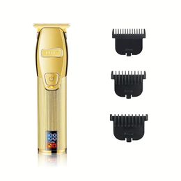 Professional Hair Clippers For Men, Electric Hair Trimmer Clipper USB Rechargeable Barber Cordless Hair Cutting T Machine Hair Styling Beard Trimmer