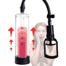 Massager Male Penis Pump Vacuum Manual Enlarger for Men Masturbation Adult Shop