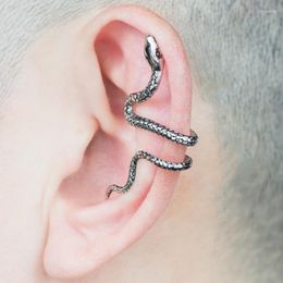 Backs Earrings Twining Snake Shape Stud Cuff For Women Non Pierced Ear Clip Style Jewelry Unisex